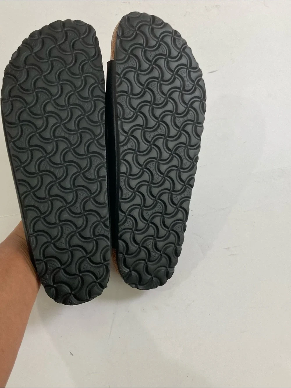 BIRKENSTOCK Arizona Footbed Slide Sandal Black Size 42 Conform Walking Travel